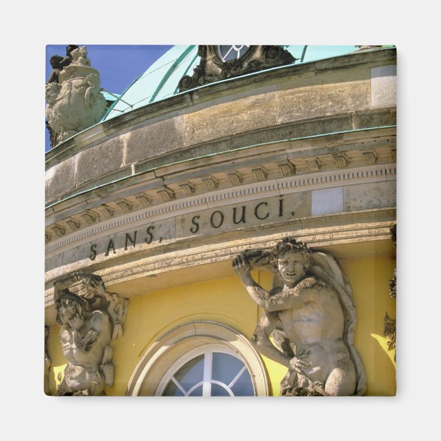 Íman Europa, Alemanha, Potsdam. Parque Sanssouci, (Frente)