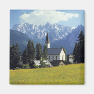 Íman Europa, Áustria, Gosau. A torre da igreja
