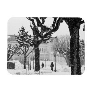 Íman Europa, Áustria, Salzburgo. Inverno,