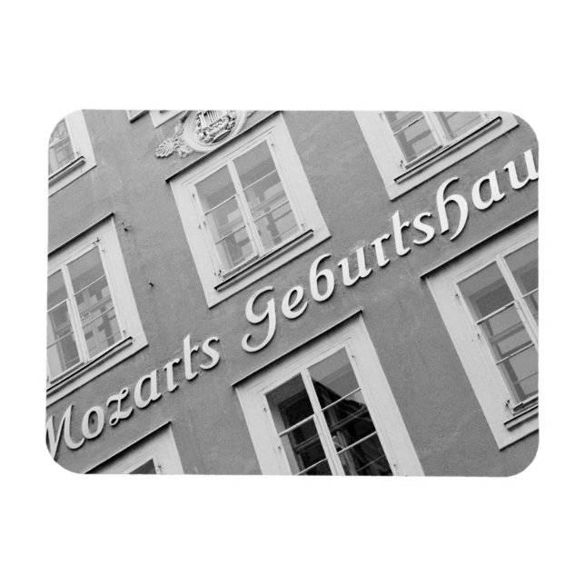 Íman Europa, Áustria, Salzburgo. O lugar de nascimento  (Horizontal)