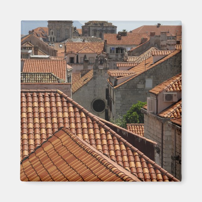Íman Europa, Croácia. Cidade medieval amuralhada de 2 (Frente)
