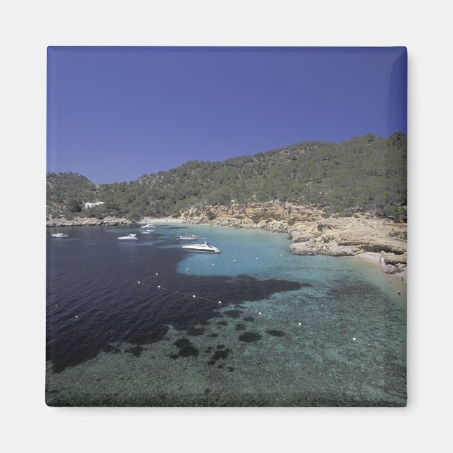 Íman Europa, Espanha, Baleares, Ibiza, Cala Salada. (Frente)