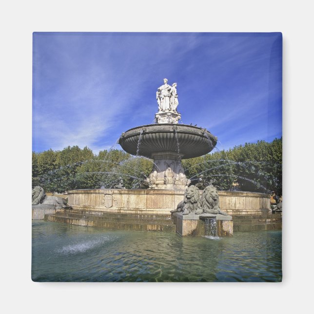 Íman Europa, França, Aix-en-Provence. Fontaine de (Frente)