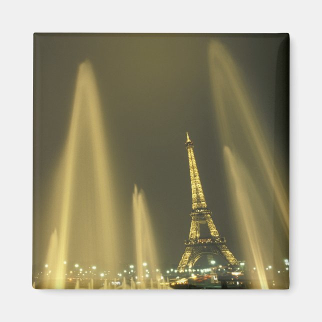 Íman Europa, França, Paris, Torre Eiffel, noite (Frente)