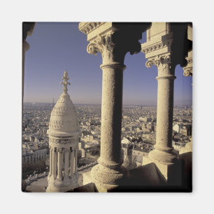 Íman Europa, França, Paris, Vista de Paris através