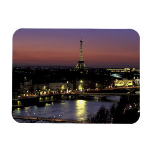 Íman Europa, França, Paris, Vista do pôr do sol do Eiff