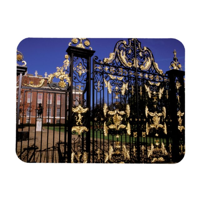 Íman Europa, Inglaterra, Londres. Portão dourado fora d (Horizontal)
