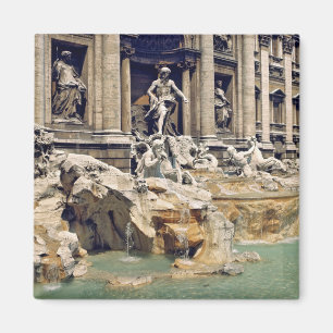 Íman Europa, Itália, Roma. As moedas enfiam a parte in