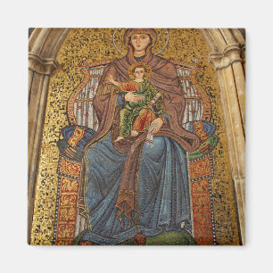 Íman Europa, Itália, Sicília, Taormina. Madona e filho