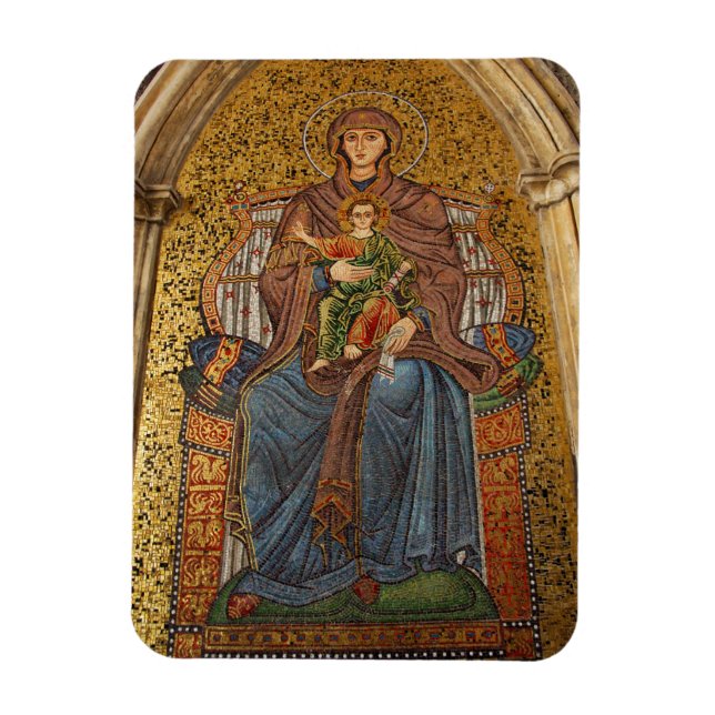 Íman Europa, Itália, Sicília, Taormina. Madonna e crian (Vertical)