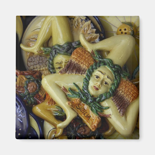 Íman Europa, Itália, Sicília, Taormina. Tradicional 9 (Frente)