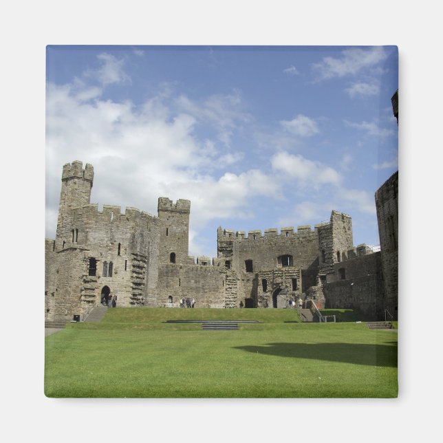 Íman Europa, País de Gales, Caernarfon. Castelo de Caer (Frente)
