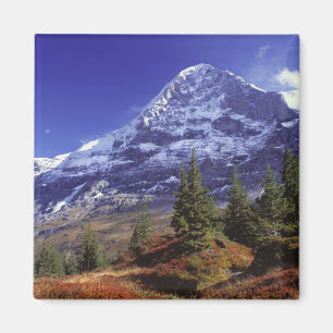 Íman Europa, Suíça, Eiger. Cores de outono abundam