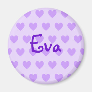 Íman Eva em Roxo
