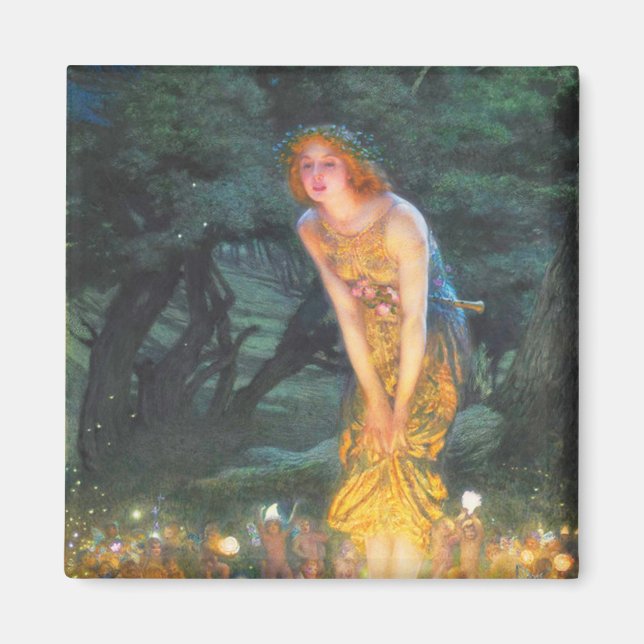 Íman Eva MidSummer (1908) por Edward Robert Hughes (Frente)