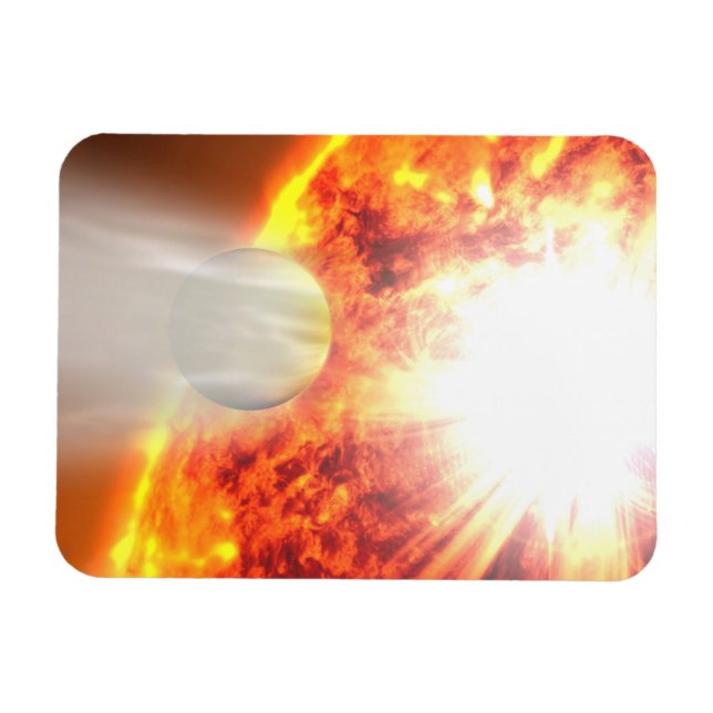 Íman Evaporação da atmosfera de Hd 189733b (Horizontal)