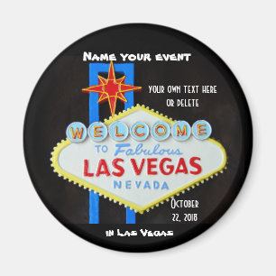 Íman Evento Personalizado de Las Vegas