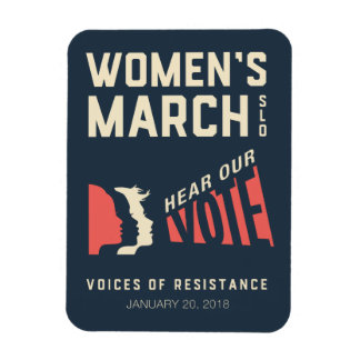 Íman Evento SLO de Janeiro de Marcha das Mulheres
