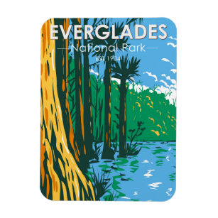 Íman Everglades National Park Florida Vintage