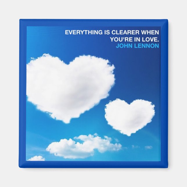 ÍMAN EVERYTHING IS CLEARER WHEN YOU'RE IN LOVE (Frente)