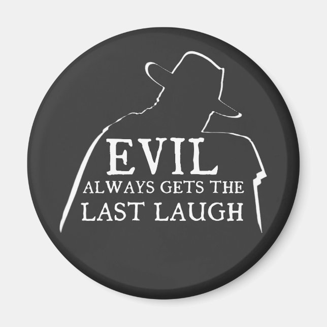Íman Evil Always Gets The Last Laugh (Frente)