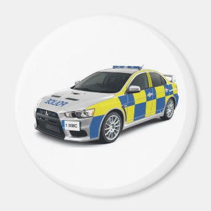 Íman evo do lanceiro de mitsubishi da polícia