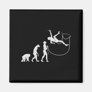 Íman Evolução Da Escalada De Rock Climber