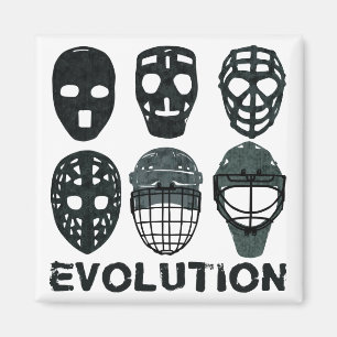 Íman Evolução da máscara do Goalie do hóquei