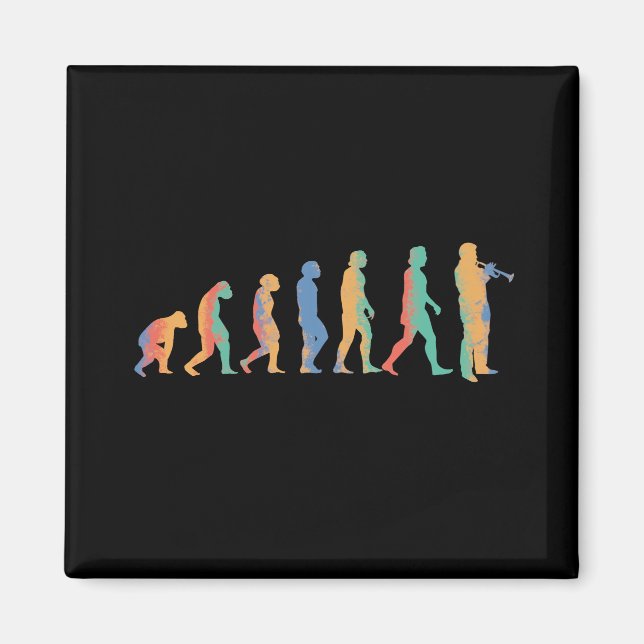 Íman Evolução de Trompete (Frente)