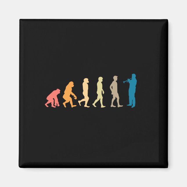 Íman Evolução de Trompete (Frente)