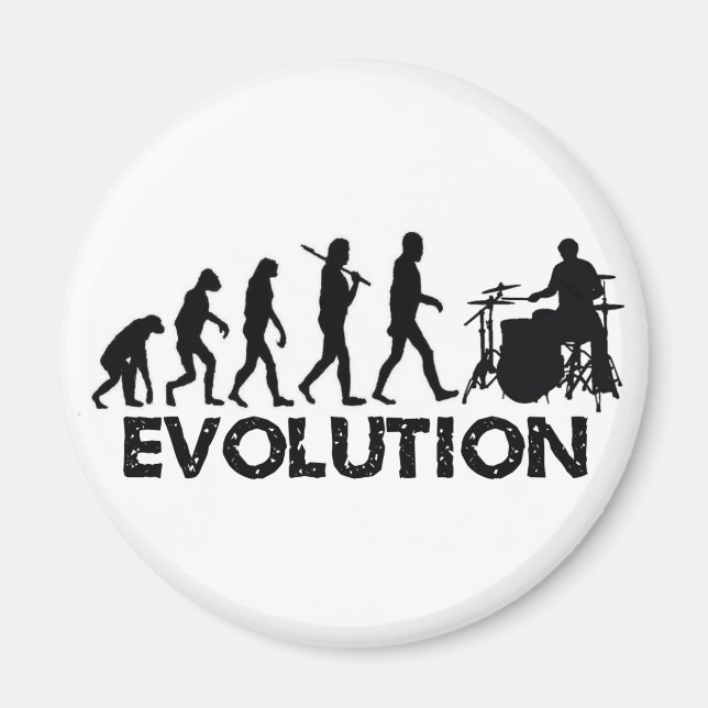 Íman Evolução de um Drummer (Frente)