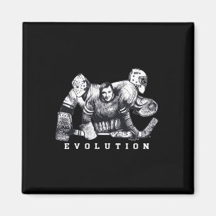 Íman Evolução do Goleiro de Hóquei Sem Máscara Máscara