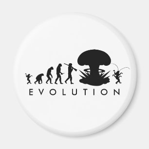 Íman Evolução do Homem & Barata Gráfico Divertido de Ev