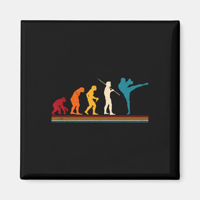Íman Evolução do Kickboxing Kickboxer Caratê Boxe Mma (Frente)