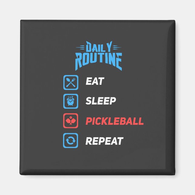 Íman Evolução do Pickleball (Frente)