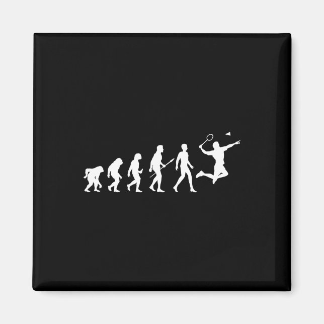 Íman Evolução Do Presente De Badminton Para Jogadores D (Frente)