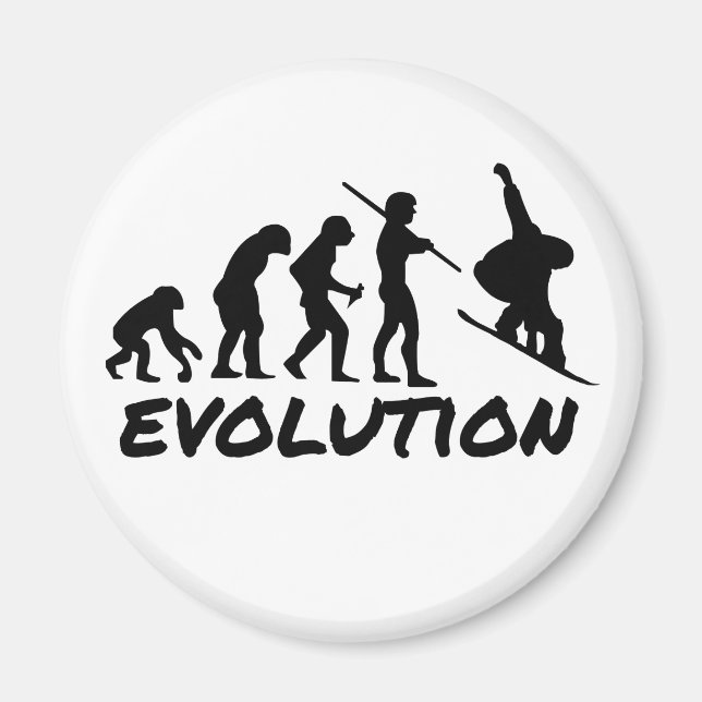 Íman Evolução do Snowboard (Frente)