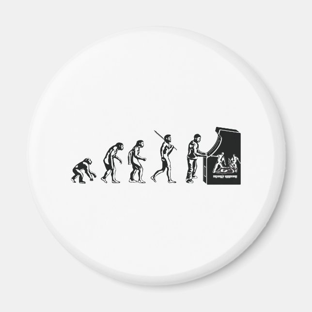 Íman Evolução dos jogadores - Geek de jogos com Videos  (Frente)
