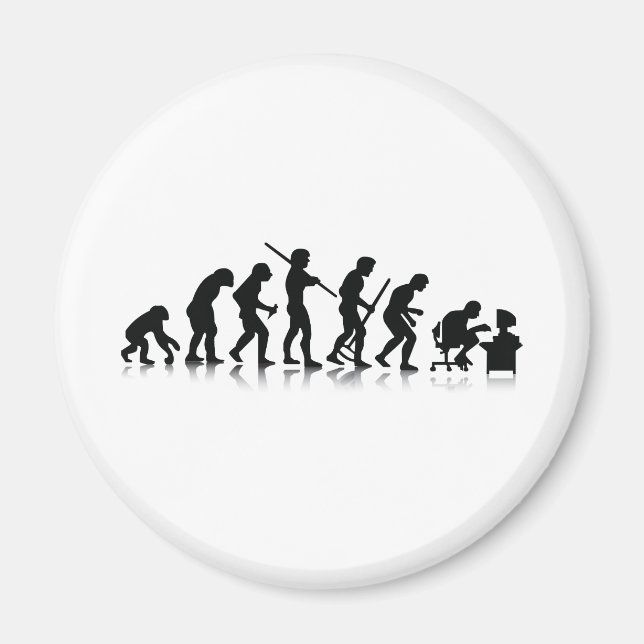 Íman Evolução dos viciados em computador (Frente)