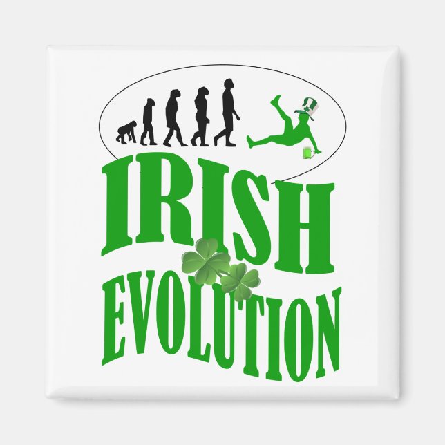 Íman Evolução irlandesa (Frente)
