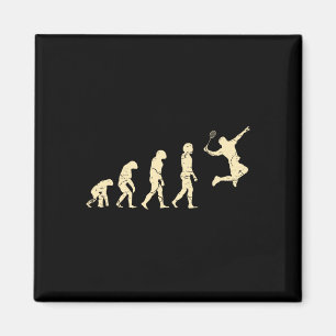 Íman EvoluçãoSalto do Jogador de Badminton 1