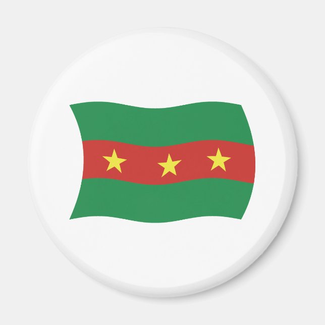 Íman Ewe Pessoas Flag Magnet (Frente)