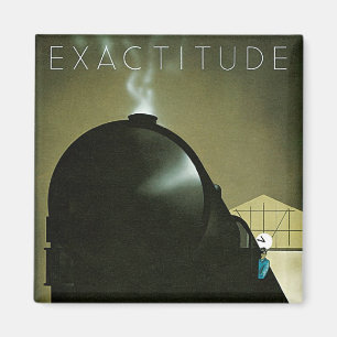Íman Exatidão Poster ferroviária