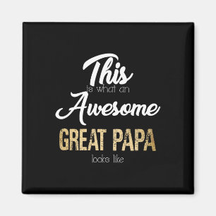 Íman Excelente Fantástico Papa Excelente Especial Avô