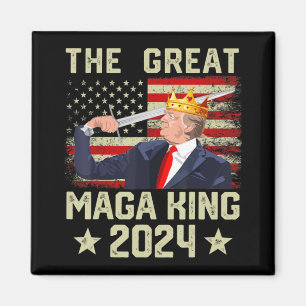 Íman Excelente MAGA King Trump Biden Política Ultra Meg