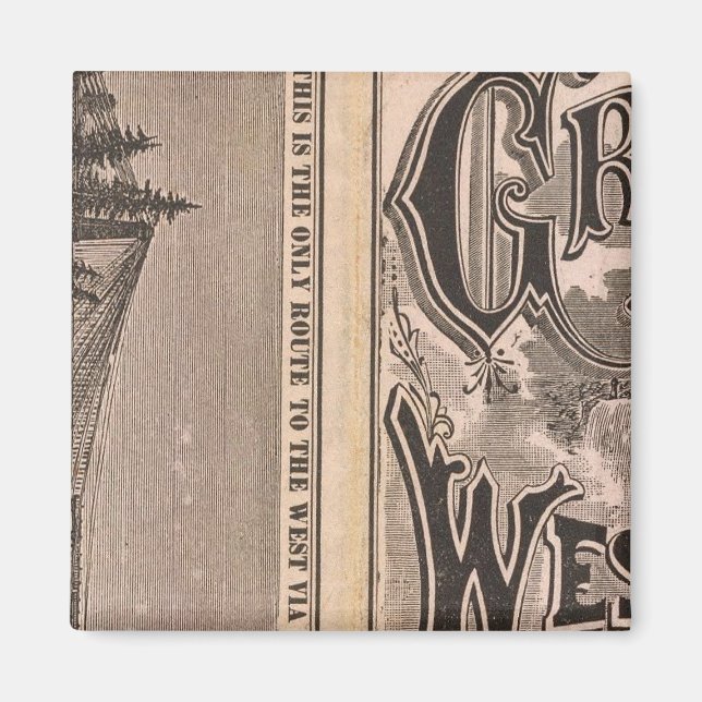 Íman Excelente Oeste Ferroviário (Frente)