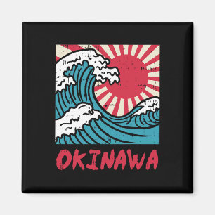 Íman Excelente Okinawa Wave Kanigawa Japão Marcial