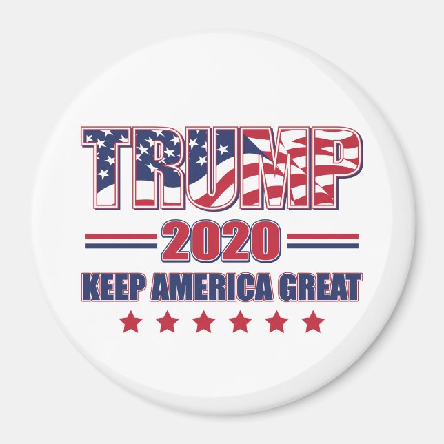 Íman Excelente Trump 2020 Keep America (Frente)