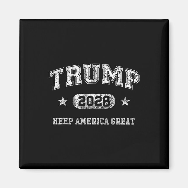 Íman Excelente Trump 2028 Keep America (Frente)