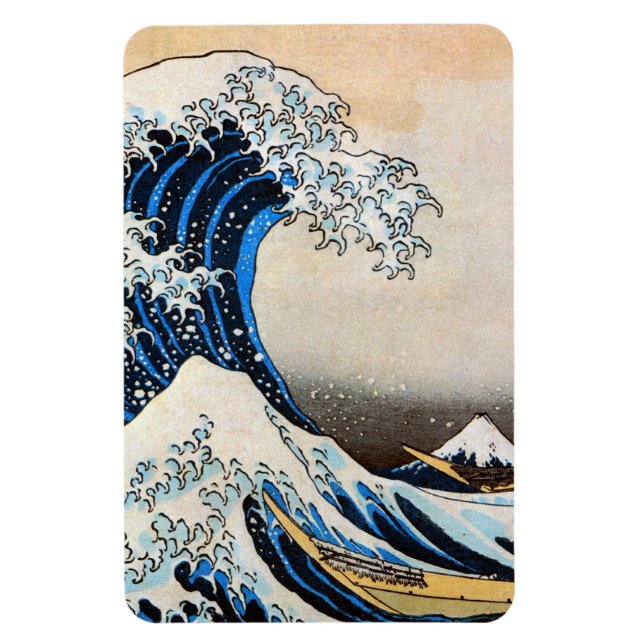 Íman Excelente Wave, Hokusai, Ukiyo-e (Vertical)